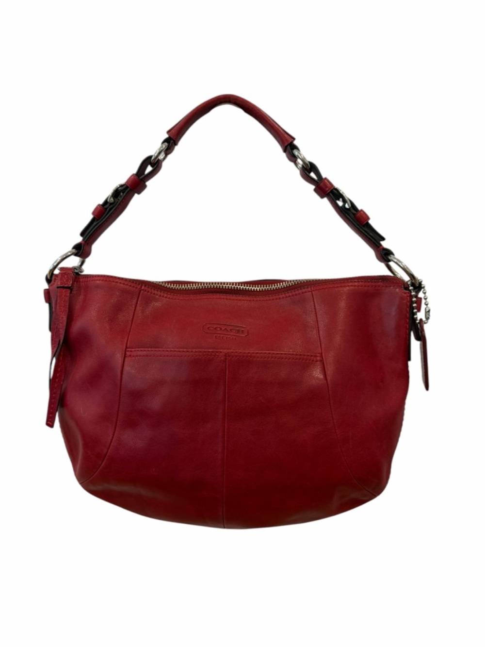 Coach Soho Red Leather Hobo Bag Y2K Vintage Style 12683